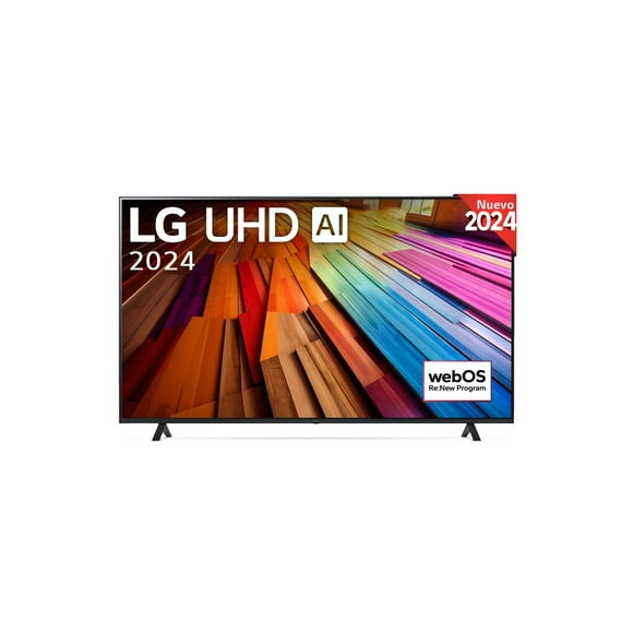 LG Smart TV Pantalla LED 55' Serie UT80 2024 UHD AI 4K Reacondicionada