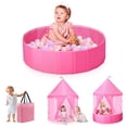 thumbnail image 1 of Play Tent & Ball Pit 3 en 1 Hikiddy Princess Castle Pink, 1 of 6