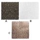 thumbnail image 5 of Injueey Alfombrilla para suelo de baño, diseño de guijarros, alfombra cuadrada antideslizante, ducha de baño, bañera, almohadilla de PVC, Type5 NO5 Injueey HA000443-03B, 5 of 6