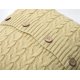 thumbnail image 1 of Funda de almohada de habitación con modelo textil, funda de almohada de punto de algodón, funda de almohada para el hogar suave con doble torsión, 1 of 6