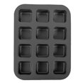 thumbnail image 1 of Molde para pasteles Brownie Molde para muffins rectangular antiadherente de 8 cámaras Utensilios para hornear rubios, 1 of 5