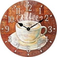 thumbnail image 1 of Modern Simple Wall Silent Clock Vintage Mid-Century Style Design for Living Room Bedroom Decor, 1 of 7