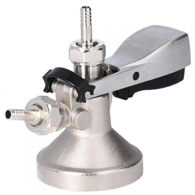 Stainless Steel Keg Coupler, Easy To Install Beer Tap, For Bar