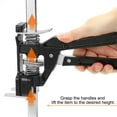 thumbnail image 5 of Uxcell 485 lb Load-Bearing 4.5" Height Adjustable Labor Saving Handle Jack 2Pcs, 5 of 5