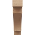 thumbnail image 2 of 8"W x 32"D x 32"H Thin Mediterranean Rough Cedar Woodgrain TimberThane Corbel, Primed Tan, 2 of 6