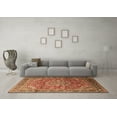 thumbnail image 3 of Ahgly Company Indoor Rectangle Medallion Brown Traditional Area Rugs, 7' x 10', 3 of 4