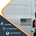 thumbnail image 5 of Magnet Me Up Black and White American Flag Vinyl Automotive Magnet, 7x12 inches, 5 of 8