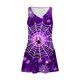thumbnail image 4 of Vestido de Verano para las Mujeres Impresión de la Moda Bolsillo sin Mangas Cuello en V, Vestido Casual para la Playa Y Diario, 4 of 5