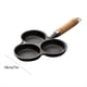 thumbnail image 1 of Sartén para Tortillas de Hierro Fundido con 3 Orificios, Antiadherente, para Cocinar Huevos y Jamón, para el Desayuno, para Freír Huevos y Panqueques, 1 of 10