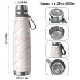 thumbnail image 3 of Leopard Print 29oz Stainless Steel Insulated Thermos with Tea Filter, 360° Printed Travel Bottle, Leakproof BPA-Free Flask with Anti-Slip Base, 304 Inner & 201 Outer, Vacuum Cup, 3 of 6
