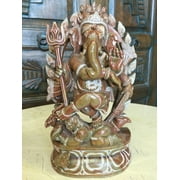 Gorgeous Natraja Ganesha Hinduism Statue Ganesh Blessing Ganpati Worship