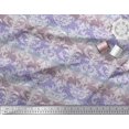 thumbnail image 3 of Tissu Imprimé à Rayures et Ogee en Rayonne de Pomme 1 Yard 56 Inch Wide, 3 of 3
