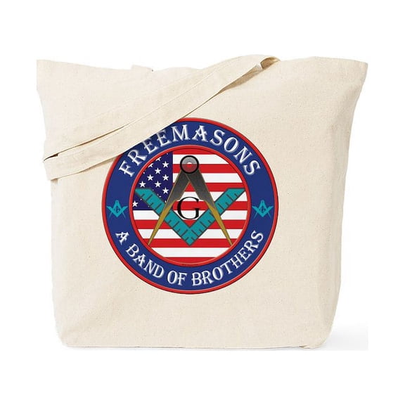 CafePress - Freemasons. A Band Of Brothers Tote Bag - Unisex Canvas Tote Bag, Beige, 1-Piece