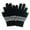Black-1, variant on Women's Winter Print Warm Touchscreen Gloves Medium and Long Knit Gloves for Cozy Styling Black