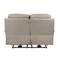 thumbnail image 4 of Hanna Power Dual Recliner Loveseat-Latte Brown Leather-USB-64 Inch, 4 of 6