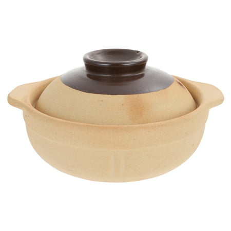 

1pc Ceramic Casserole Stew Pot Ceramic Cookware for Home Use (Assorted Color)