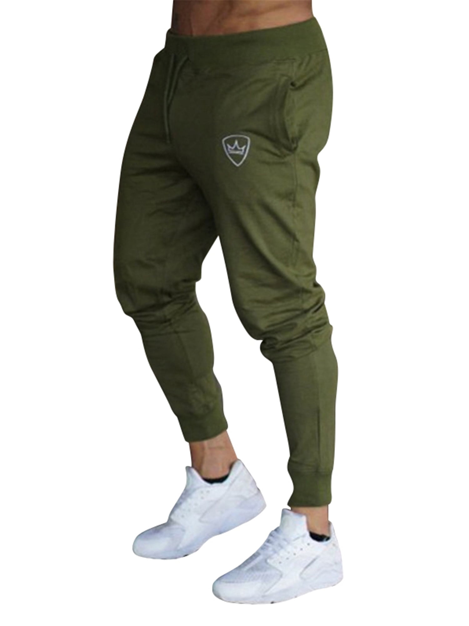 drawstring casual track pants