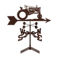 thumbnail image 6 of EZ Vane Classic 1930's Farm Tractor Weathervane — Post Mount, Wind Cups, Antique Copper Finish, Steel with Durable Triple Powder Coating, Handcrafted in USA, 6 of 10