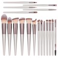 thumbnail image 1 of Juego de 18 pinceles de maquillaje CHAO color champán y dorado, 1 of 5