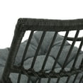 thumbnail image 4 of GDF Studio Apulia Outdoor Wicker High-Back Chair, Set of 2,Grey, 4 of 12