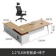 thumbnail image 1 of Executive Storage Office Desks Working Corner Reading Wooden Office Desks Keyboard Drawers Scrivania Ufficio Lavoro Furnitures My Lux Decor Round, 1 of 14