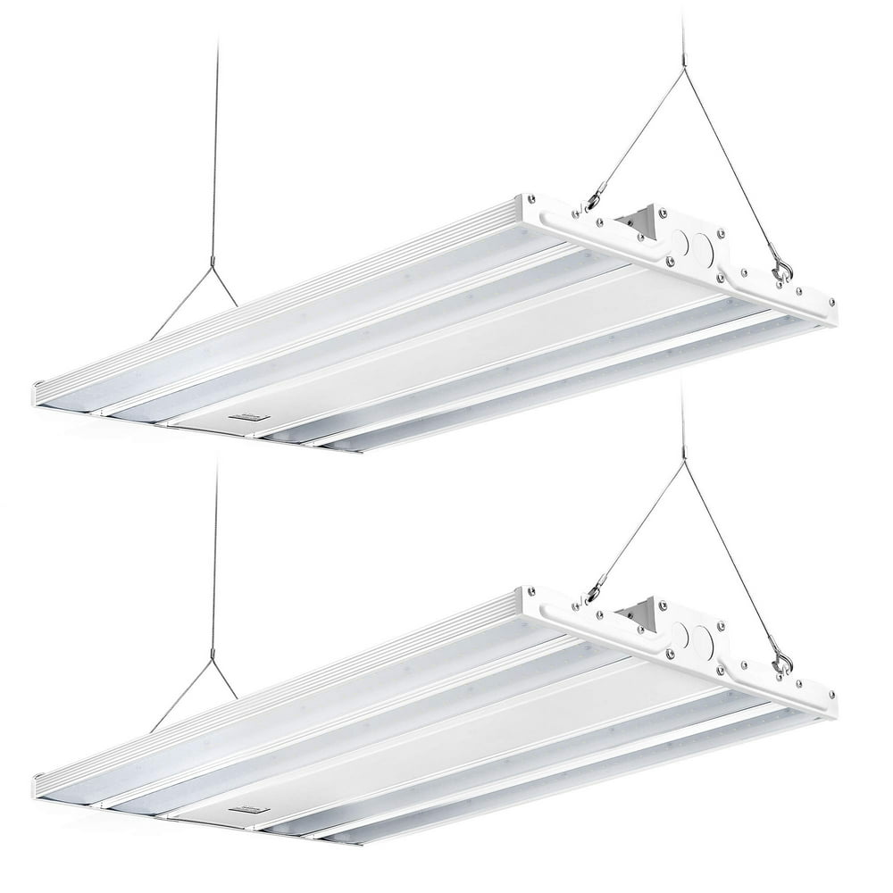 Hyperikon 2 Foot Linear LED High Bay Lights with Motion Sensor, Hanging