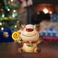 thumbnail image 4 of GUOOL Christmas Resin Figurine Prop Decorations Creative Crafts Statues for Home Party Deer, 4 of 8