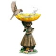 thumbnail image 3 of Hot Sale! Fdelink Polyresin with Brown for Outside Bath Bird Feeder Pedestal Wild Handmade Bird Patio & Garden, 1 X Decorationbird Feeder, 3 of 9