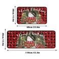 thumbnail image 2 of Dsscvnef Festive Velvet Christmas Carpet Set Home Décor Room Rug Cozy Winter Floor Mat for Seasonal Cheer 2PCS, 2 of 6