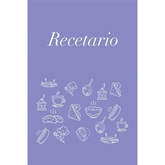 Pre-Owned Recetario: Libreta a Rayas Pequea, Libro de Recetas, Recetario En Blanco Para Escribir. Regalo Original Perfecto Para Mujer, Hombre. Para Cualquier Ocasin: Cumpleaos, Navidad, Amigo Invisible... (P