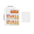 thumbnail image 3 of Yellow On Nails French False Nail with Glitter Sequins Design Full Cover Tip Set, 3 of 6
