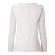 thumbnail image 5 of ICHUANYI Clearance Large Size Women Lace Solid Splicing Long Sleeve Slim Blouse V-Neck Tops Shirt(White, M) Ichuanyi Ichuanyi, 5 of 5
