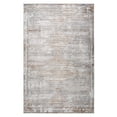 thumbnail image 5 of 4' X 6' Gray and Brown Abstract Distressed Area Rug, 5 of 6