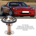 thumbnail image 3 of Termostato de Coche ANGGREK Rendimiento Estable Profesional 180 Instalación Simple A Prueba de Golpes para C5 C6 Z06, 3 of 7