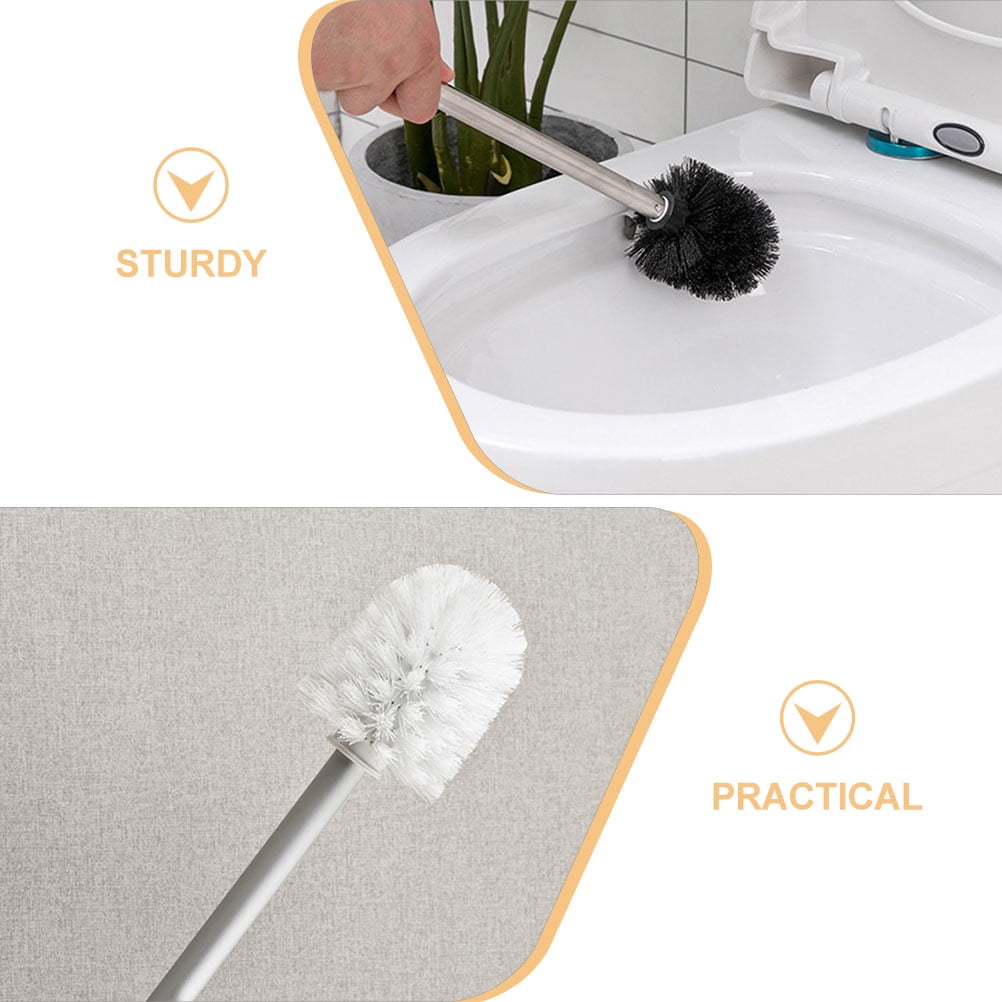 Raindrops 6-Pack Plastic Replacement Brush for Toilet Cleaning Tool, Bathroom Use Accessories