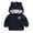 Navy Coats for kids, variant on Newborn Baby Girls Boys Winter Warm Outwear Hooded Ears Coat Fleece Tops Jacket
