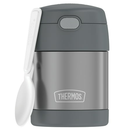 Thermos F3100CH6 10 Ounce Funtainer Vacuum-Insulated Stainless Steel Food Jar (Gray)