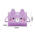 thumbnail image 6 of Xfvqtps Coin Purse Mini Small Wallet Cute Cartoon Style Shoulder Crossbody Bag Purple, 6 of 8
