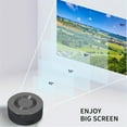thumbnail image 2 of 1080P Full HD Mini Portable LED Projector with Built-in Speaker & Auto-Correction, Lightweight Home/Outdoor Movie Projector, Wireless Sync & USB Interface, 180° Swivel Stand, Eye-Friendly Design,, 2 of 6