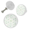 thumbnail image 2 of 4 Pcs Flower Knobs for Kitchen Cabinet Cupboard Dresser Bookcase Drawer Pulls Handles Round Home Decor, 2 of 5