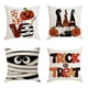 thumbnail image 1 of Maojin Decoración De Halloween Fundas De Almohada De Otoño De 18x18, Fundas De Almohada Decorativas De Halloween, Fundas De Cojines De Lino De Coche De Arce para Decoración del Hogar, 4 Piezas, 1 of 4