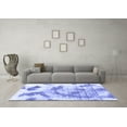 thumbnail image 3 of Ahgly Company Indoor Rectangle Abstract Blue Modern Area Rugs, 6' x 9', 3 of 4