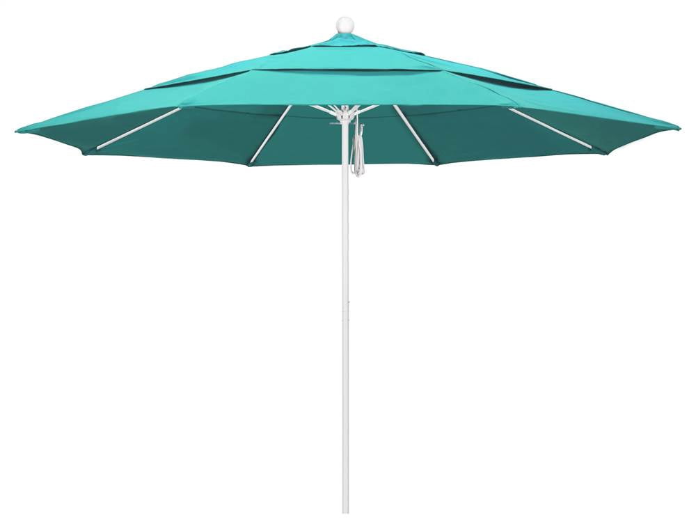 11 ft. Patio Umbrella in Aruba Fabric
