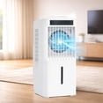 thumbnail image 5 of Portable Air Conditioners, Touch Control Evaporative Air Cooler with Remote, 10L Portable Swamp Cooler Fan, 2.6 Gal Water Tank, 45W Energy Efficient, 3 Speeds, Wide Oscillation, 5 of 9
