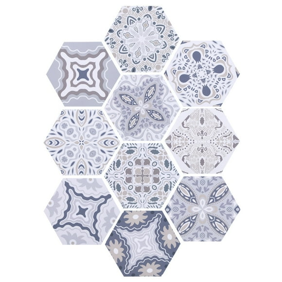 Adhesivos De Pared Adhesivos Para Azulejos Adhesivos Para Suelo Adhesivos Hexagonales Para Pared Decoración Del Hogar Decoración De Pared Para Cocina De Baño ANGGREK Otros