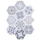 thumbnail image 1 of Pegatinas autoadhesivas para azulejos, pegatinas para azulejos con patrón hexagonal, pegatinas para suelo, pegatinas para azulejos, innovación moderna, 1 of 8