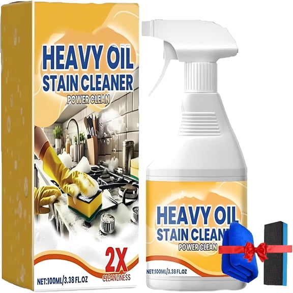 RAGUPEL Heavy Duty Degreaser Cleaner Spray,Clean up Kitchen Oil Stains Greasy Dirt Clean,Cleanup Kitchen Oil Stains,Heavy Duty Oven Cleaner,All Purpose Kitchen Heavy Oil Cleaning Agent