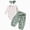 H137-Green, variant on TOWED22 Baby Girls Fall Winter Clothes Newborn Infant Baby Girls Outfit Long Sleeve Ruffle Romper Pants Headband Sets 3Pc,0-3 M
