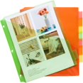 thumbnail image 1 of shiyou-24 Count Dividers with Two Pockets, Plastic 8 Insertable tabs Dividers for 3 Ring Binder Organizer, Binder Pockets for Letter Size Paper, 3 Sets, 1 of 4