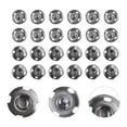 thumbnail image 3 of LEORX 50 Sets Metal Hidden Button Parts Snaps Round Snaps Colored Metal Snaps Fasteners Metal Button Black 1.70X1.70X0.50CM, 3 of 7